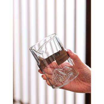 觀山公道杯加厚耐熱玻璃分茶器透明日式茶海公杯防燙功夫茶公平杯