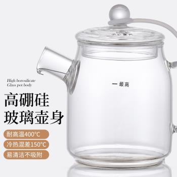 特萊雅養生壺家用多功能辦公室mini小型全玻璃茶器迷你花茶壺