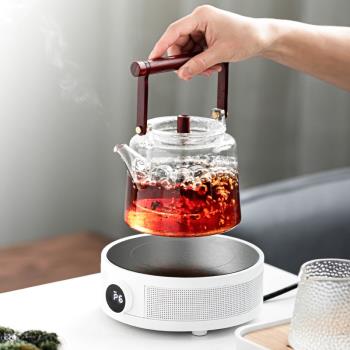 蒸汽電陶爐煮茶器套裝家用玻璃小型黑茶全自動花茶網紅煮茶壺茶爐