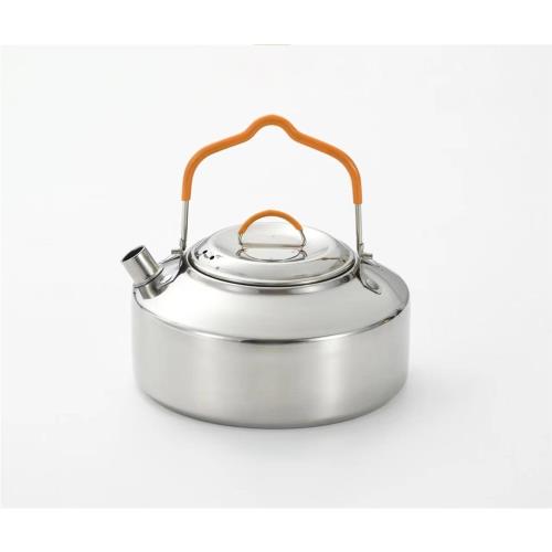 戶外野營燒水壺304鋼便攜水壺咖啡壺茶壺旅行車載炊具野餐爐具