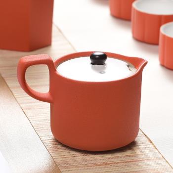成藝日式粗陶家用簡約防燙茶壺
