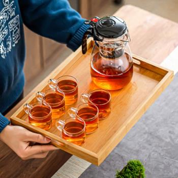 飄逸杯泡茶壺沏茶杯茶水分離器玻璃茶壺過濾耐高溫沖茶器家用茶具