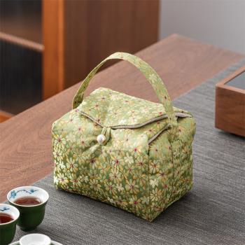 戶外旅行茶具收納包袋家用快客杯便攜一壺兩茶杯茶壺收納盒包袋子