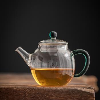 舊望格耐高溫玻璃壺家用辦公功夫茶具泡茶壺耐熱大小號過濾花茶壺