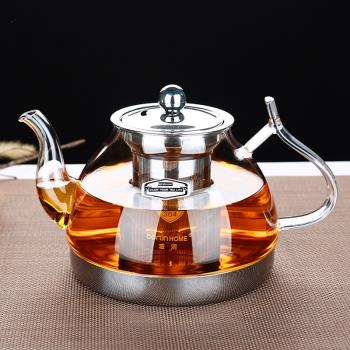 玻潤BOC-07電磁專用玻璃壺耐熱高溫燒水電陶爐白茶普洱黑茶煮茶壺
