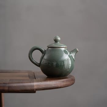 晨翔哥窯茶壺陶瓷家用復古冰裂開片過濾泡茶壺單壺功夫茶具泡茶器