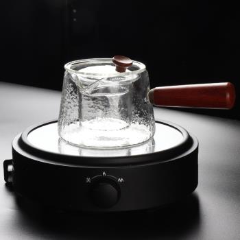 耐高溫玻璃煮茶壺電陶爐玻璃壺煮茶器套組茶道配件功夫茶具