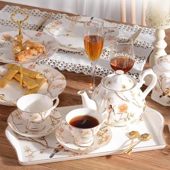 陶瓷咖啡杯套裝歐式簡約家用杯子創意下午茶茶杯茶具個性英式杯碟