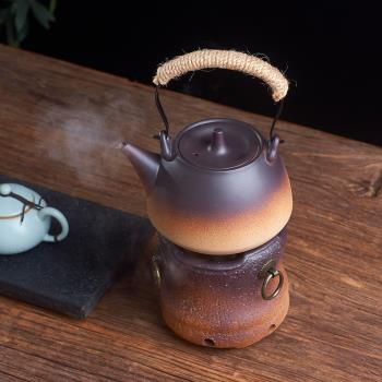 戶外日式溫酒器陶瓷燒水茶壺便攜