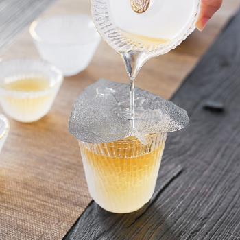 玻璃耐熱公道杯沏茶器套裝加厚大號過濾分茶泡茶器功夫茶具品茗杯