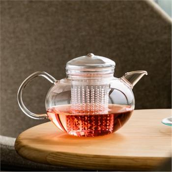 Trendglas Jena現貨德國進口可明火加熱茶壺 耐高溫玻璃壺燒水壺