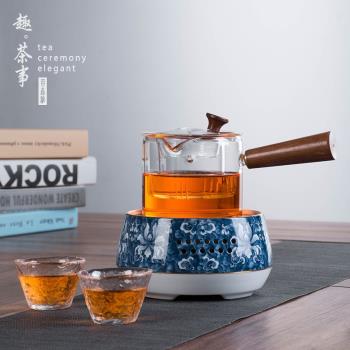 日式全自動玻璃迷你專用煮茶壺