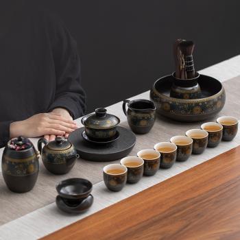瓷恒堂功夫茶具套裝家用高檔辦公室會客輕奢中式陶瓷茶壺茶杯整套