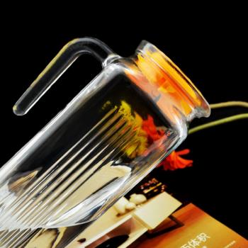 土耳其帕莎帕琦玻璃有蓋家用冷水壺瓶冷飲杯果汁茶壺方形飲料壺