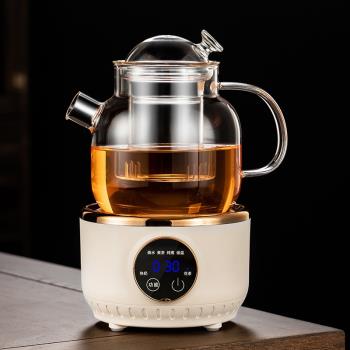 電陶爐煮茶器玻璃陶瓷煮茶蒸茶壺全家用小型花茶煮茶爐養生壺套裝