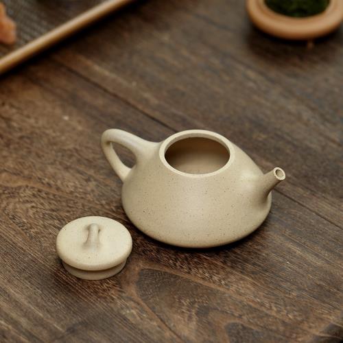 子冶石瓢紫砂壺宜興原礦本山綠泥名家純全手工家用功夫茶具泡茶壺|茶壺
