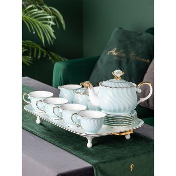 英式下午茶茶具骨瓷歐式咖啡杯套裝精致杯子家用輕奢高檔茶杯茶壺