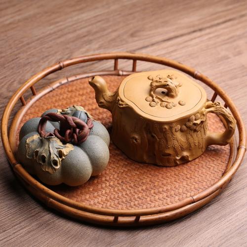 宜興原礦紫砂壺松樁壺樹樁仿生器花器純手工名家白英飛泡茶壺茶具|茶壺
