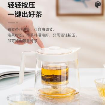 泡茶壺家用小號茶壺迷你花茶壺功夫茶具套裝玻璃水壺茶碗煮茶壺