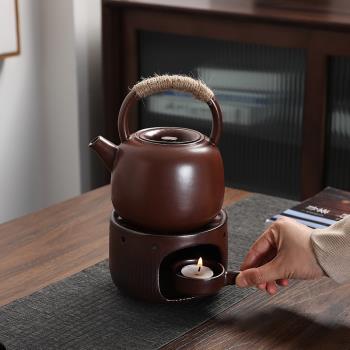 酒精煮茶壺家用戶外旅行溫茶爐子日式功夫陶瓷泡茶壺養生燒水壺