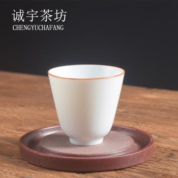 羊脂玉德化白瓷陶瓷功夫茶具茶壺套裝家用輕奢高檔泡茶杯骨瓷蓋碗