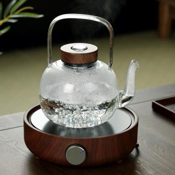 臺灣宜龍電陶爐燒水壺玻璃泡茶茶壺具探測感溫小型茶爐套裝EILONG