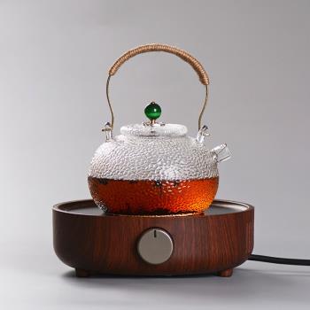 臺灣宜龍電陶爐燒茶爐黑茶普洱茶家用迷你小型煮水小玻璃壺燒水爐
