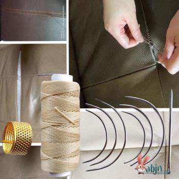 皮革縫線器修復皮草座墊針線手彎弧形針工皮革縫針紉針沙發脫線修
