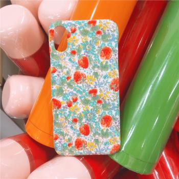 夏日清新布藝手機殼少女草莓不會撞殼手機殼iPhone1213安卓保護套