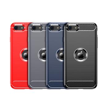 蘋果SE 3 5G手機殼 iPhone SE3保護套 Apple碳纖維全包硅膠軟殼潮