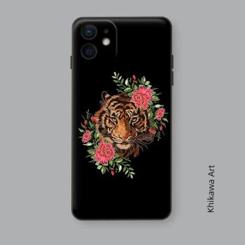 歐美風奢華豹適用蘋果13promax手機殼iphone12 /11/8plus/xr矽膠6