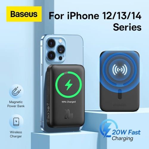Baseus Power Bank Wireless Fast Charger適用于蘋果iPhone16