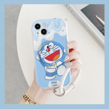 可愛叮當貓適用於蘋果iPhone13/12手機殼11promax保護套xr矽膠8Plus防摔蘋果14軟殼X/XS新款se卡通max個性7/6