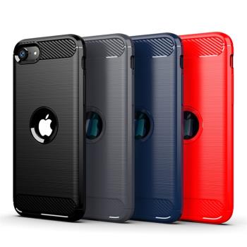蘋果SE 2020手機殼 iPhone SE 2020保護套 Apple碳纖維全包軟殼潮