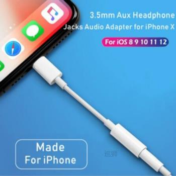 For iphone Lightning to 3.5 mm Headphone Jack Adapter Compa