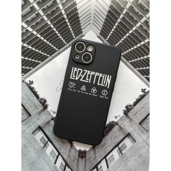 Led Zeppelin齊柏林飛艇搖滾樂隊適用蘋果13mate40手機殼米軟全包