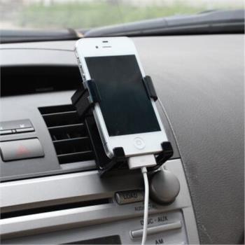 車載手機支架蘋果iPhone汽車多功能空調出風口創意導航架托座通用