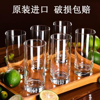 ocean耐熱防爆直升圓方形玻璃杯酒店餐廳飲料果汁綠茶杯水杯家用