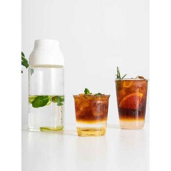 KINTO CAST日本玻璃杯 拿鐵咖啡透明冷水茶超薄dirty分享壺