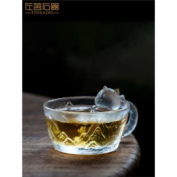 朕的江山故宮琉璃貓咪杯女生禮物高顏值茶杯高檔主人杯咖啡杯禮盒
