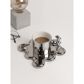 貝漢美陶瓷咖啡杯ins水杯茶杯套裝辦公室家用杯碟精致個性馬克杯