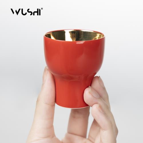 景德鎮手工茶杯主人杯玉泥輕奢個人專用單杯品茗杯功夫杯陶瓷茶具