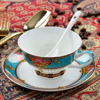 歐式骨瓷咖啡杯套裝 家用下午茶杯茶具簡約創意陶瓷紅茶杯子3件套