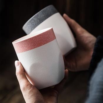 日式簡約馬克杯創意陶瓷咖啡杯家用水杯隨手杯個性辦公室泡茶杯