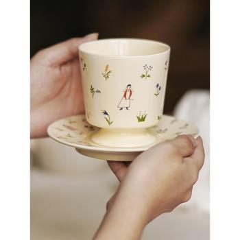澤滕家法式復古咖啡杯碟套裝女款高顏值英式下午茶杯陶瓷家用待客