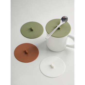 米立風物杯子蓋硅膠食品級杯蓋茶杯蓋子單賣陶瓷杯馬克杯蓋子通用
