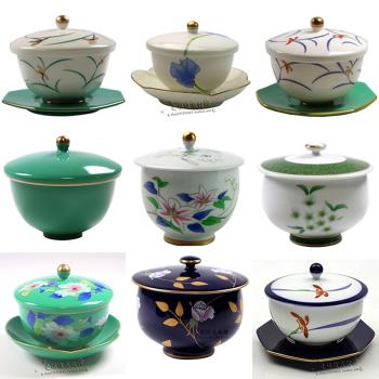 香蘭社茶杯托碟蓋子日本進口有田燒茶具小蓋碗輕奢日式單只陶瓷杯