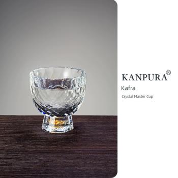 卡普拉爍彩手工水晶主人杯彩色透明品茗杯耐熱玻璃茶杯禮盒裝
