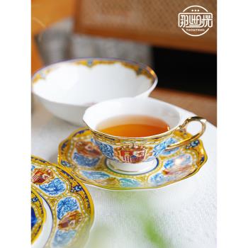 英式骨瓷咖啡杯碟高檔下午茶具套裝精致禮盒 歐式茶杯餐具點心盤