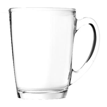Luminarc/樂美雅玻璃杯清晨320ml馬克杯水杯鋼化杯子茶杯便攜家用
